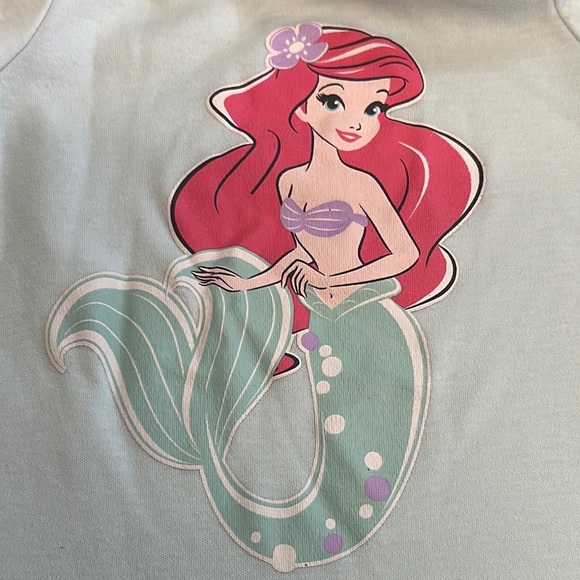 Disney - Little mermaid Ariel Mint Green one piece Romper for Kids - Picture 3 of 4
